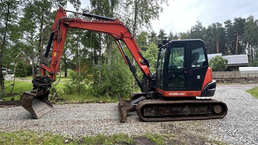 Kubota KX080 – 4a2 Minikoparki