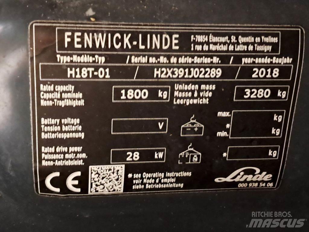 Linde H18T-01 Wózki LPG