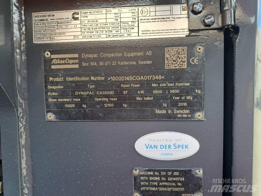 Dynapac CA3500D Walce jednobębnowe