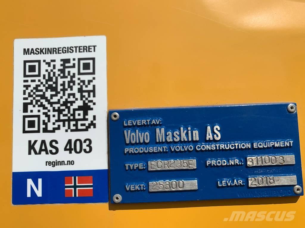 Volvo ECR235EL Koparki gąsienicowe