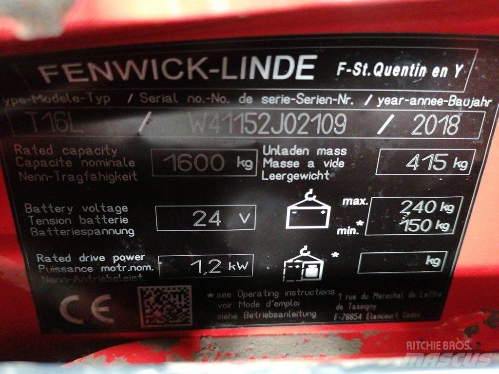 Linde T16L Wózki widłowe unoszące