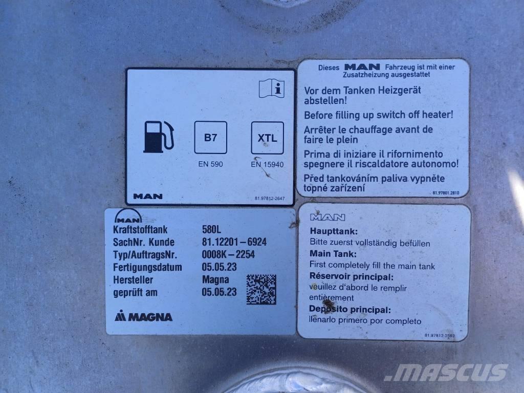 MAN Tank 580 liter Zbiorniki paliw i płynów eksploatacyjnych