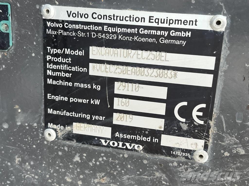 Volvo EC 250 EL Koparki gąsienicowe