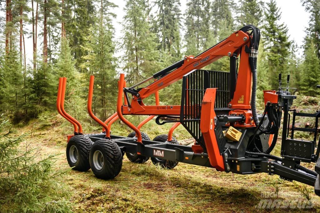  MTM 11T 7100 Przyczepy leśne