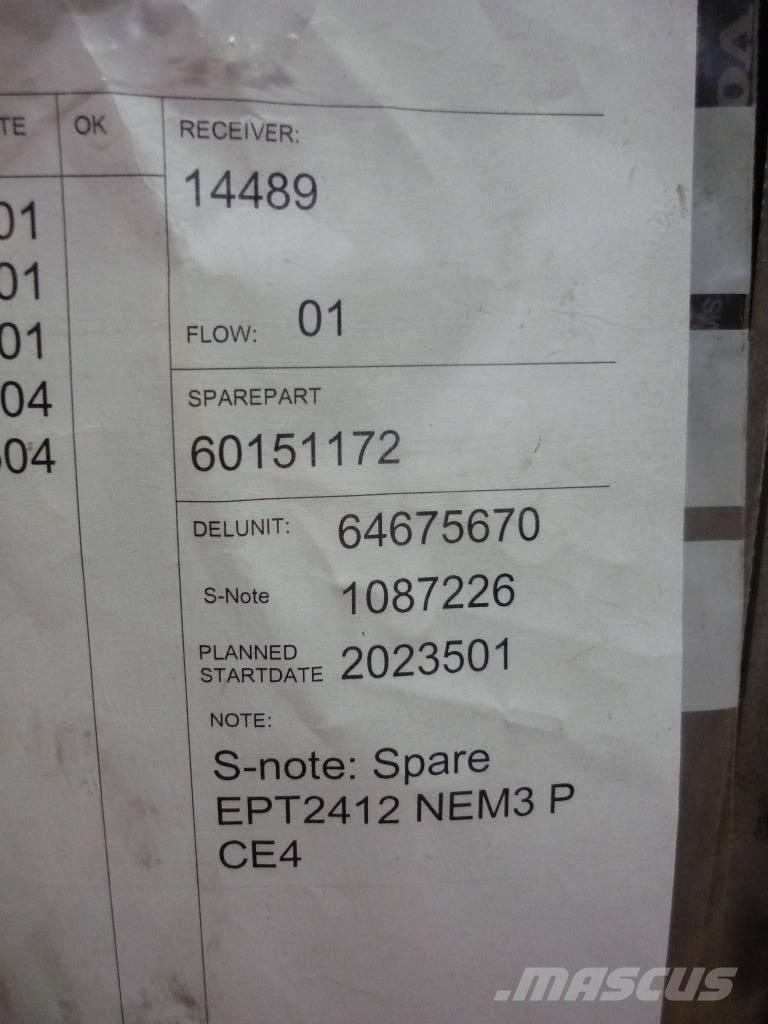 Volvo EPT 2412 Przekładnie i skrzynie biegów