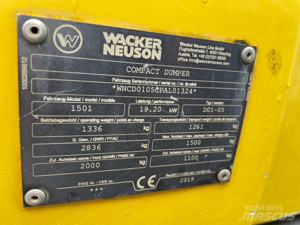 Wacker Neuson 1501 Wozidła kolebkowe