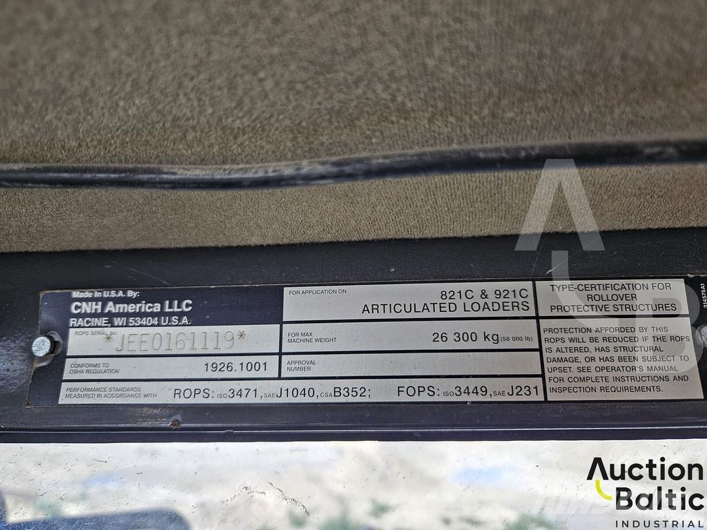 CASE 921C/2 Ładowarki kołowe