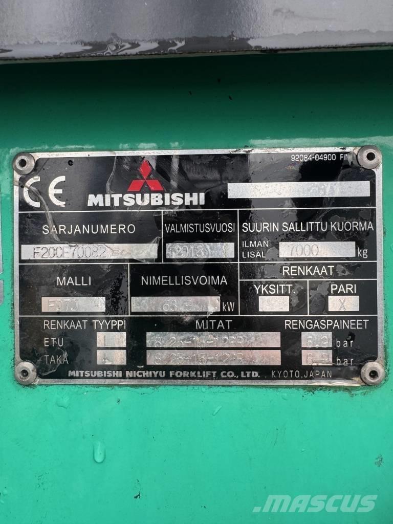 Mitsubishi FD 70 Wózki Diesla