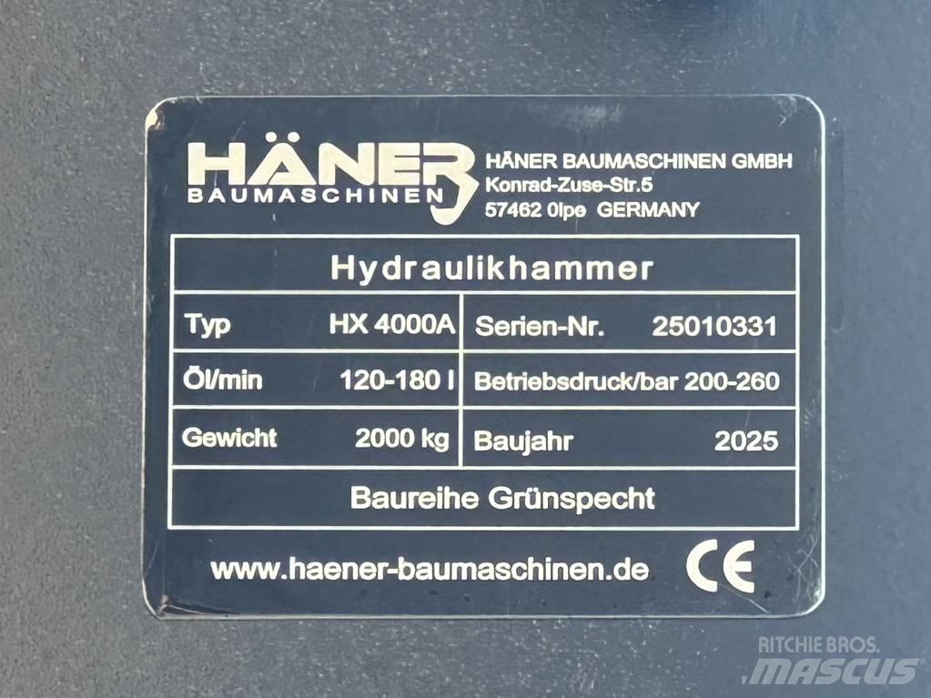  Haner HX 4000A Młoty hydrauliczne