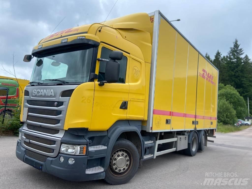Scania R 490 LB Samochody ciężarowe ze skrzynią zamkniętą