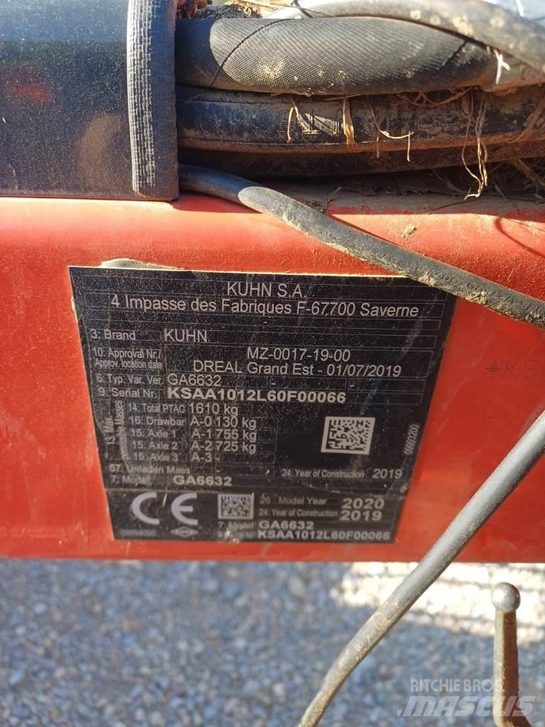 Kuhn GA 6632 Ciągnikowe żniwiarki pokosowe