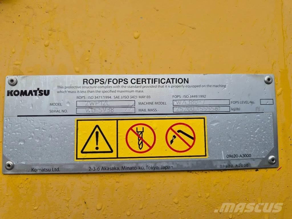 Komatsu WA 380 - 7 Ładowarki kołowe