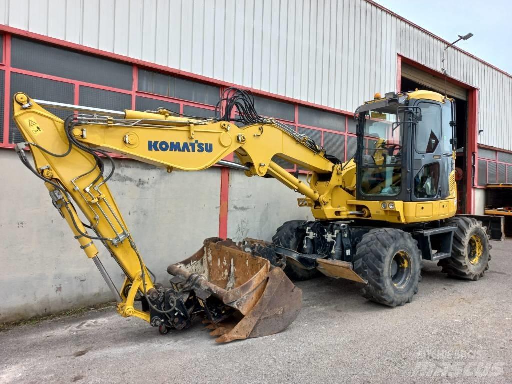 Komatsu PW 98 MR Koparki kołowe