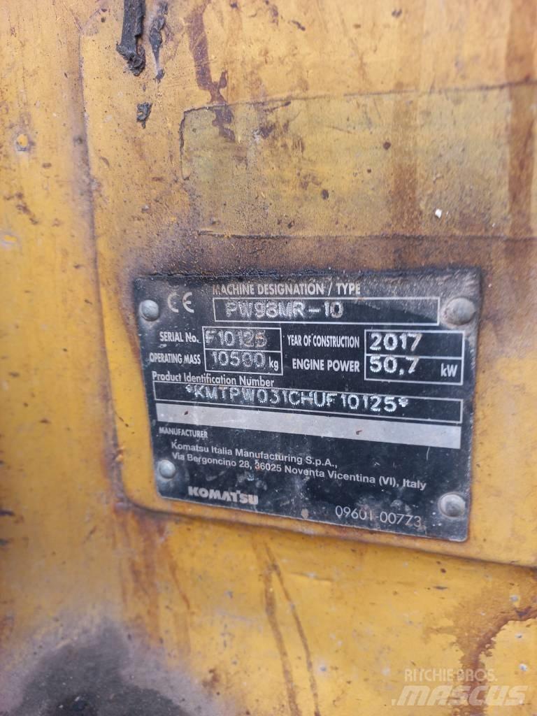 Komatsu PW 98 MR Koparki kołowe
