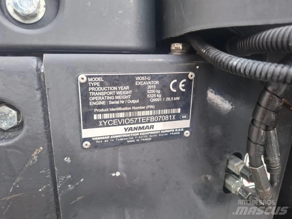 Yanmar Vio 57-U Minikoparki