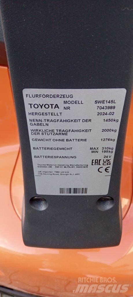 Toyota BT SWE145L Wózki widłowe unoszące z dyszlem