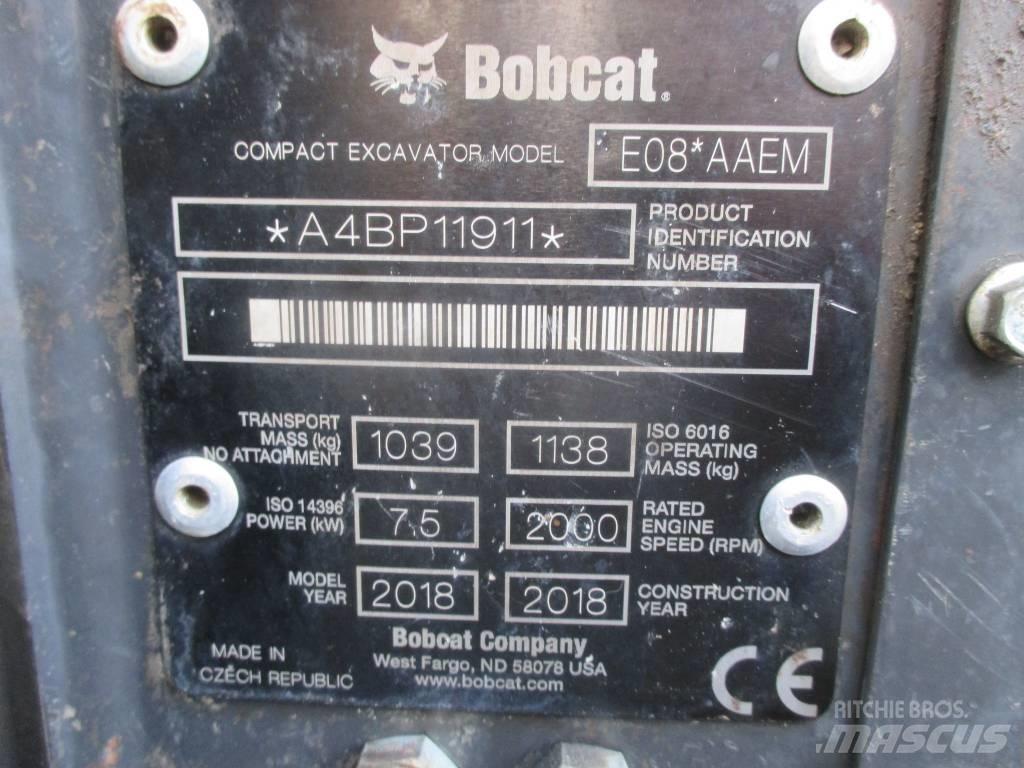 Bobcat E 08 Minikoparki
