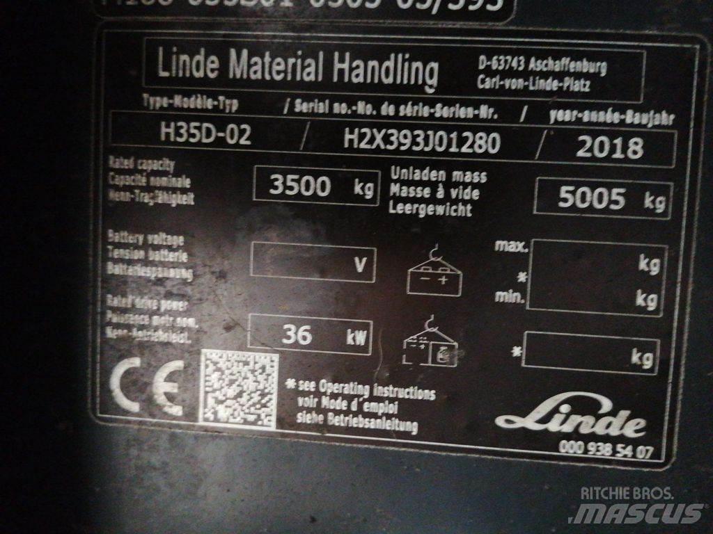 Linde H35D-02 Wózki Diesla