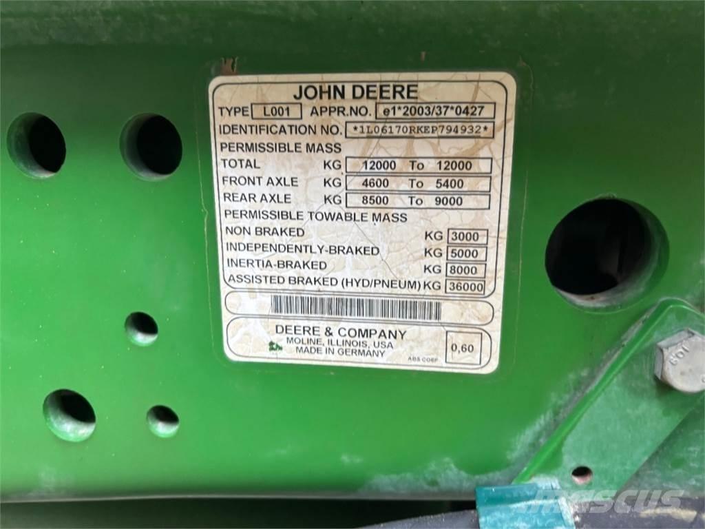 John Deere 6170R Ciągniki rolnicze