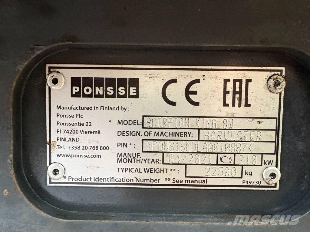 Ponsse Scorpion King Harwestery