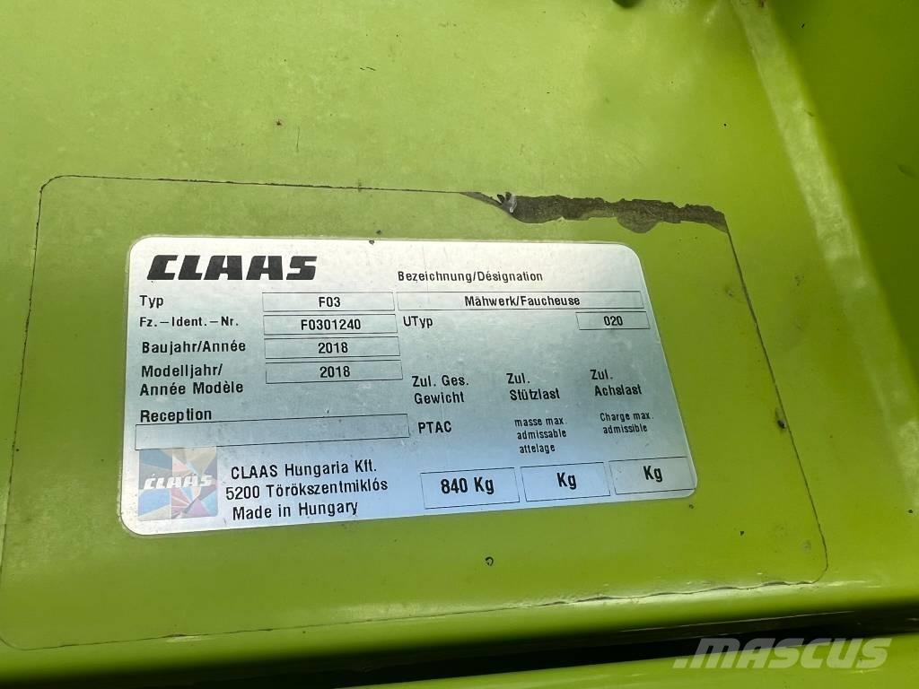 CLAAS Corto 310 FN Kosiarki