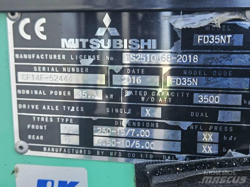 Mitsubishi FD35N Wózki Diesla
