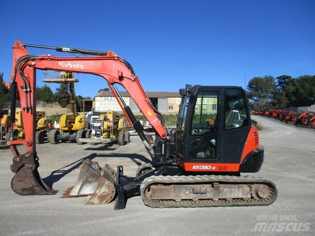 Kubota KX 080-4 Midikoparki  7t - 12t