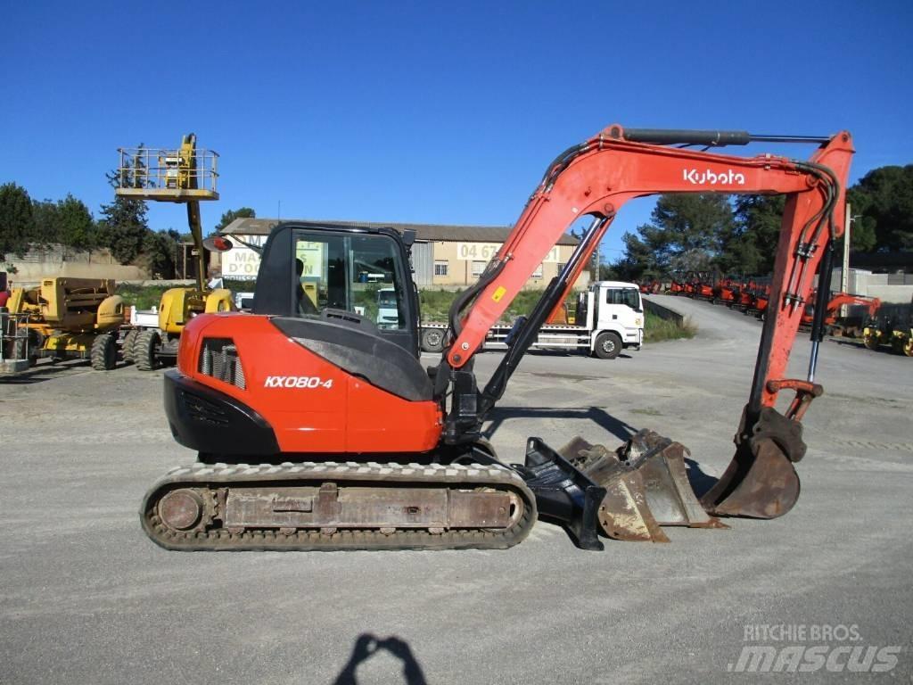 Kubota KX 080-4 Midikoparki  7t - 12t