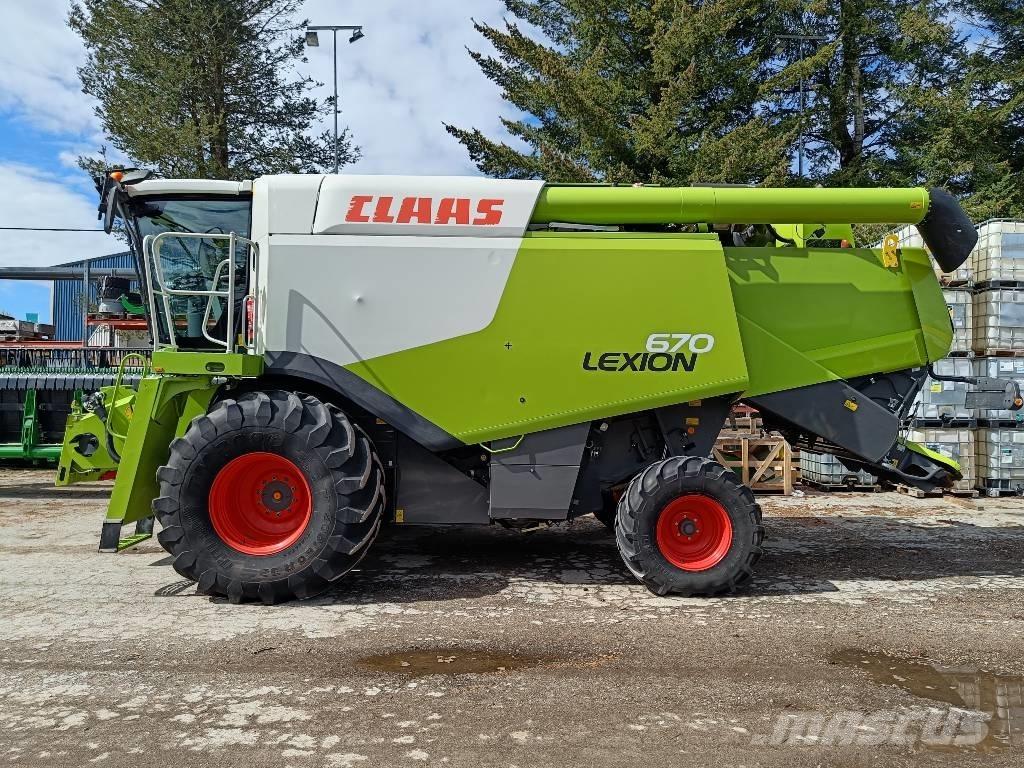 CLAAS Lexion 670 Kombajny zbożowe