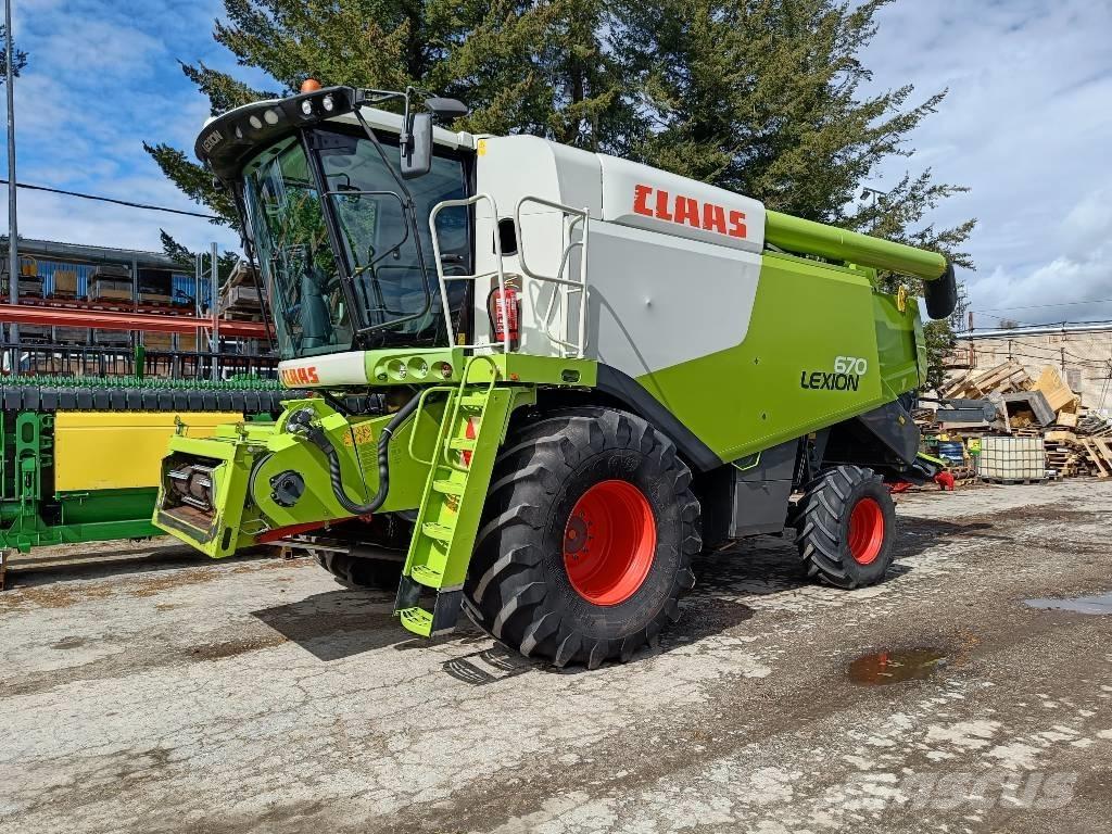 CLAAS Lexion 670 Kombajny zbożowe