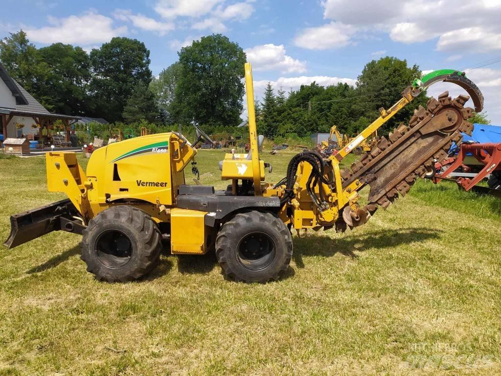 Vermeer RT650 Koparki łańcuchowe