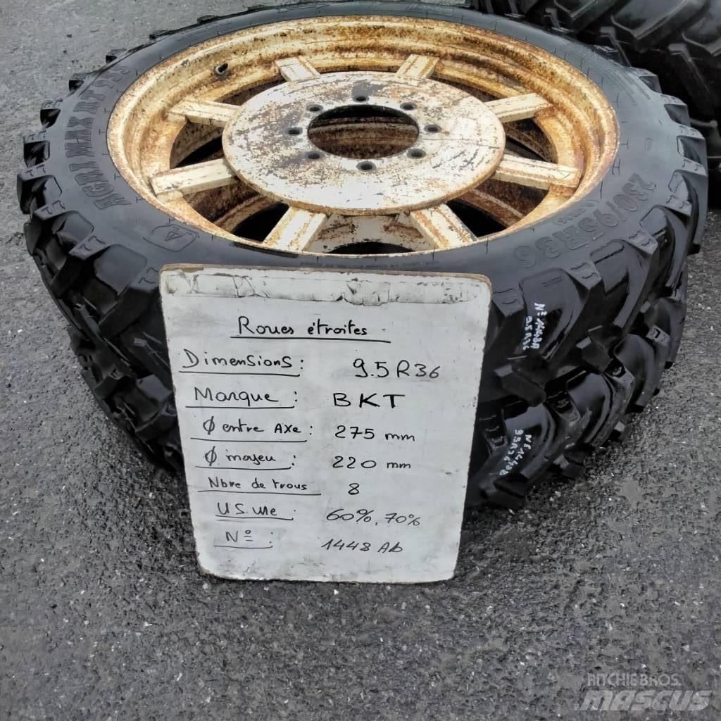 BKT 9.5R36 Opony, koła i felgi