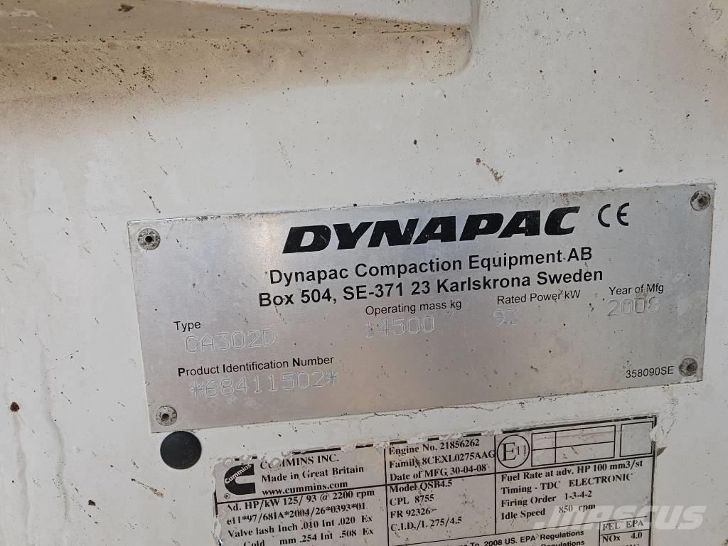 Dynapac CA 302 D Walce jednobębnowe
