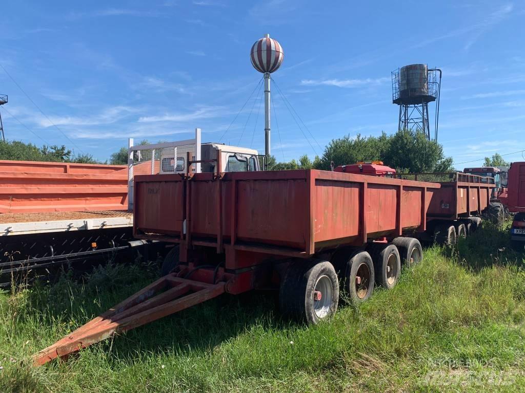 King 4 Axle Przyczepy ze skrzynią zamkniętą