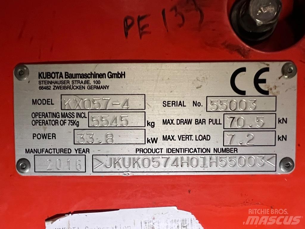 Kubota KX057 Minikoparki