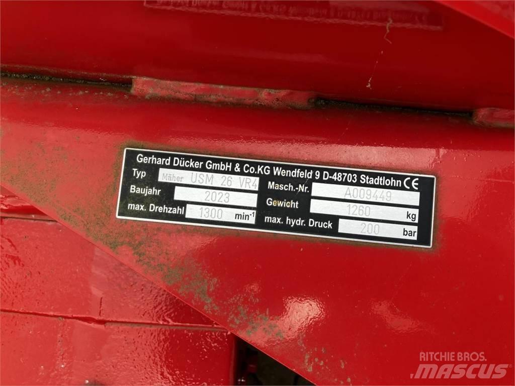Dücker USM-26 VR4 Kosiarki łąkowe i wykaszarki