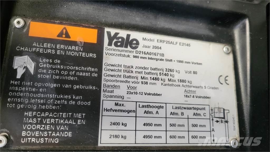 Yale ERP25ALF Wózki elektryczne
