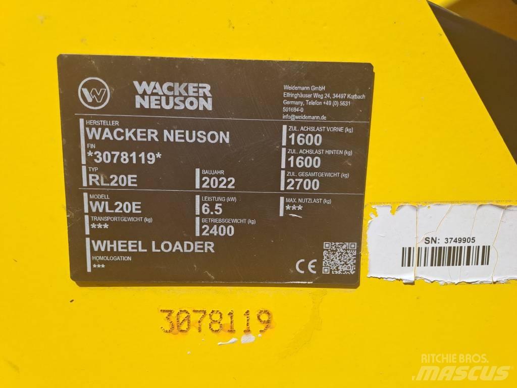 Wacker Neuson WL20e Ładowarki kołowe