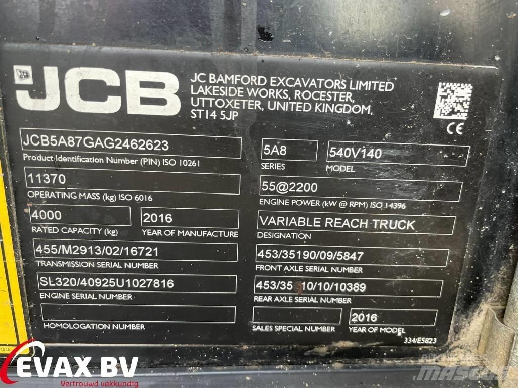 JCB 540-140 Loadall Ładowarki rolnicze