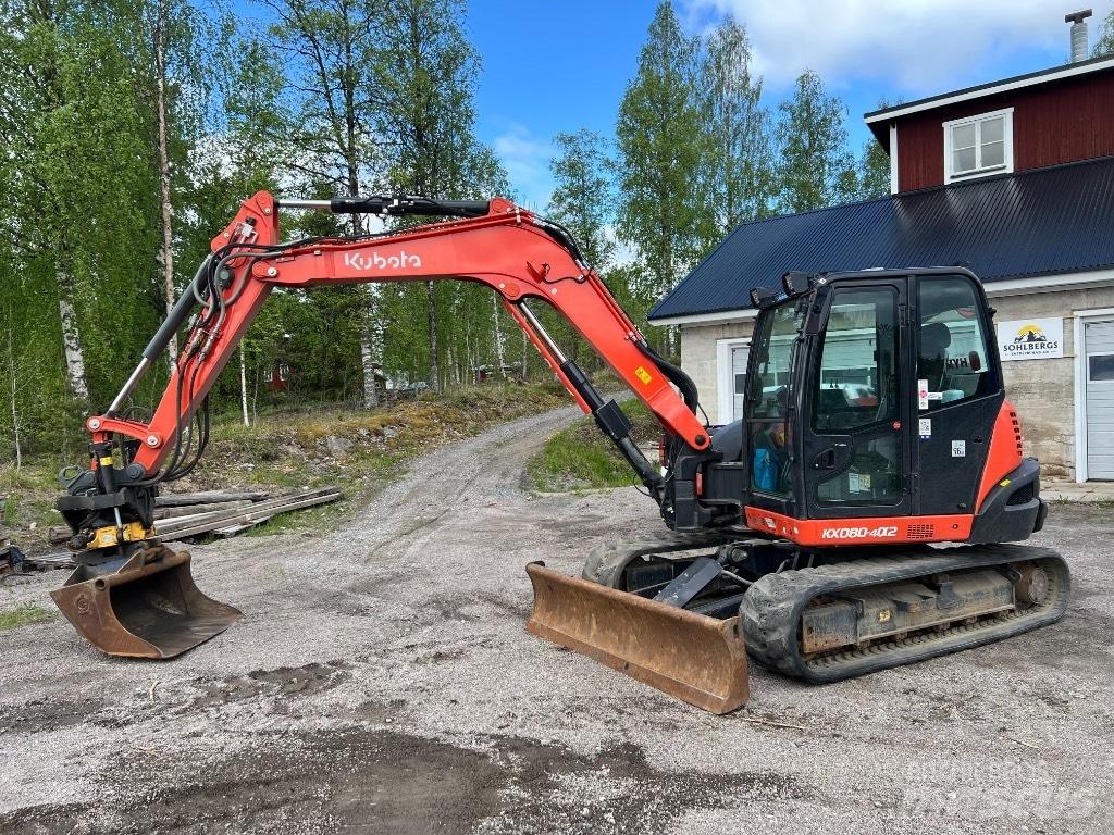 Kubota kx080-4a2 Midikoparki  7t - 12t