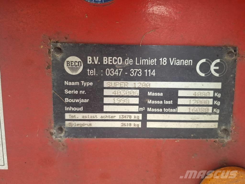 Beco Super 1200 Wywrotki rolnicze