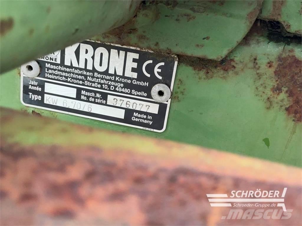 Krone KW 6.70/6 Zgrabiarki i przetrząsacze
