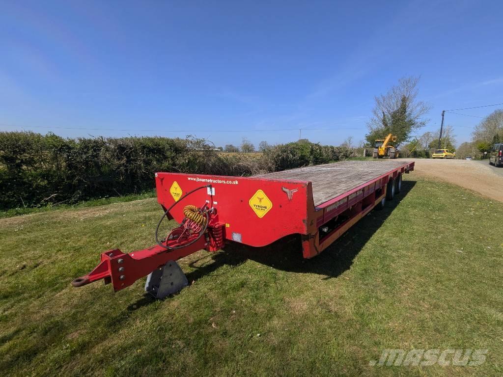 Tyrone 32FT FLATBED Platformy / Przyczepy z otwieranymi burtami