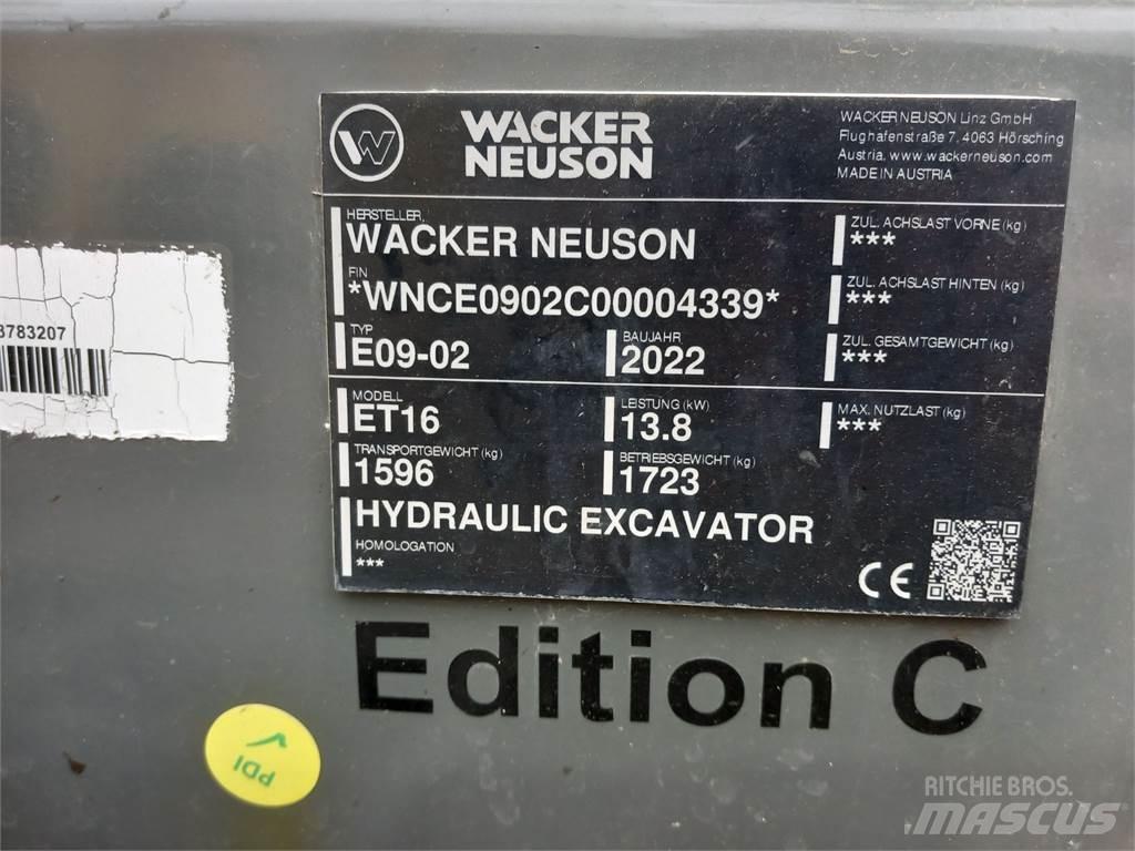 Wacker Neuson ET16 Koparki gąsienicowe