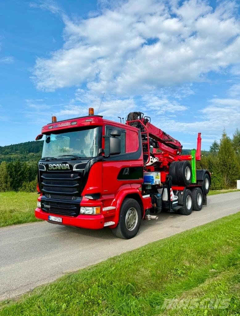 Scania R580 V8 6x4 Samochody do przewozu drewna