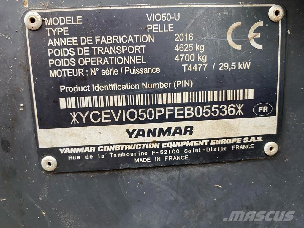Yanmar Vio 50 U Minikoparki