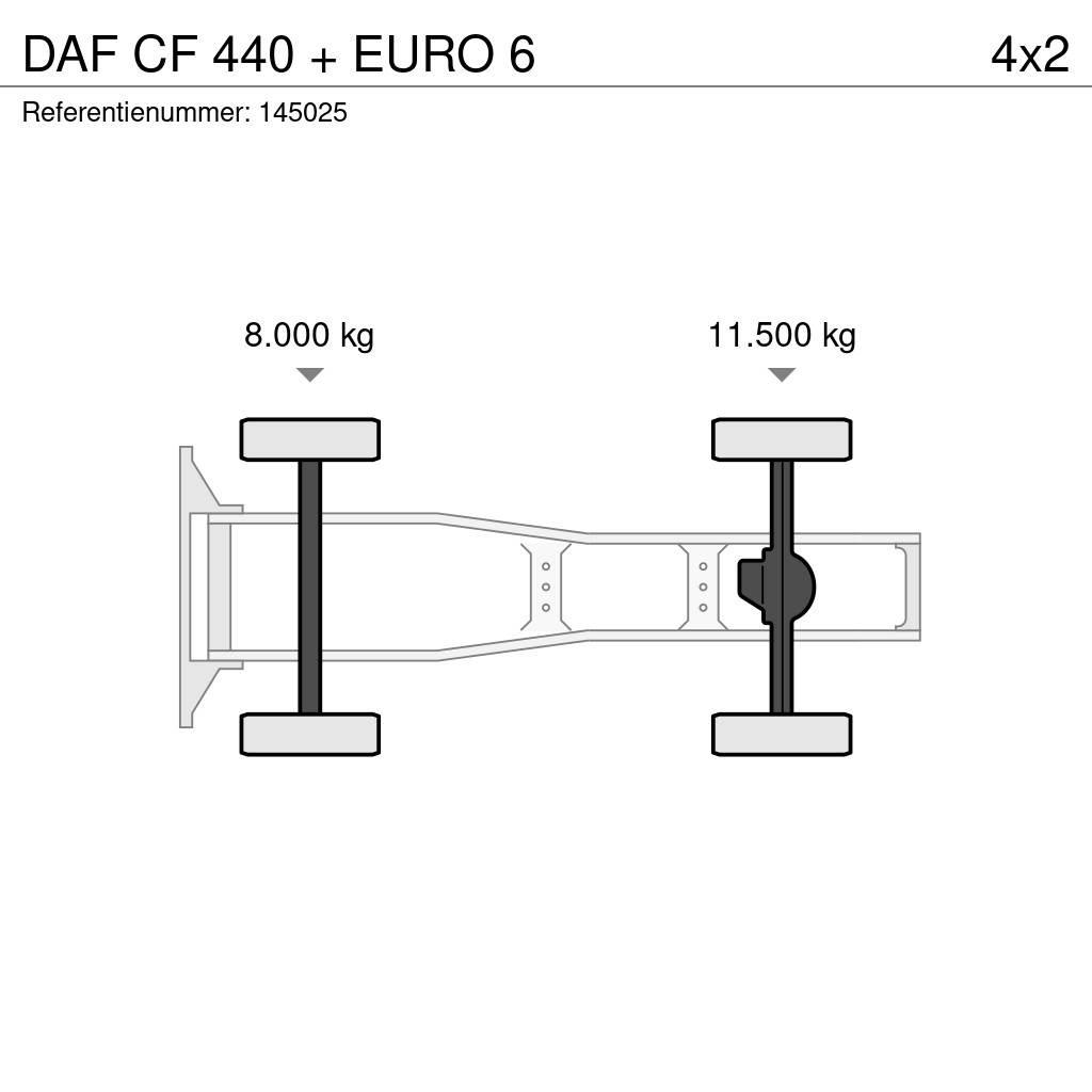 DAF CF 440 + EURO 6 Ciągniki siodłowe