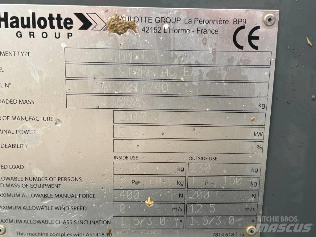 Haulotte Star 6 Podnośniki masztowe