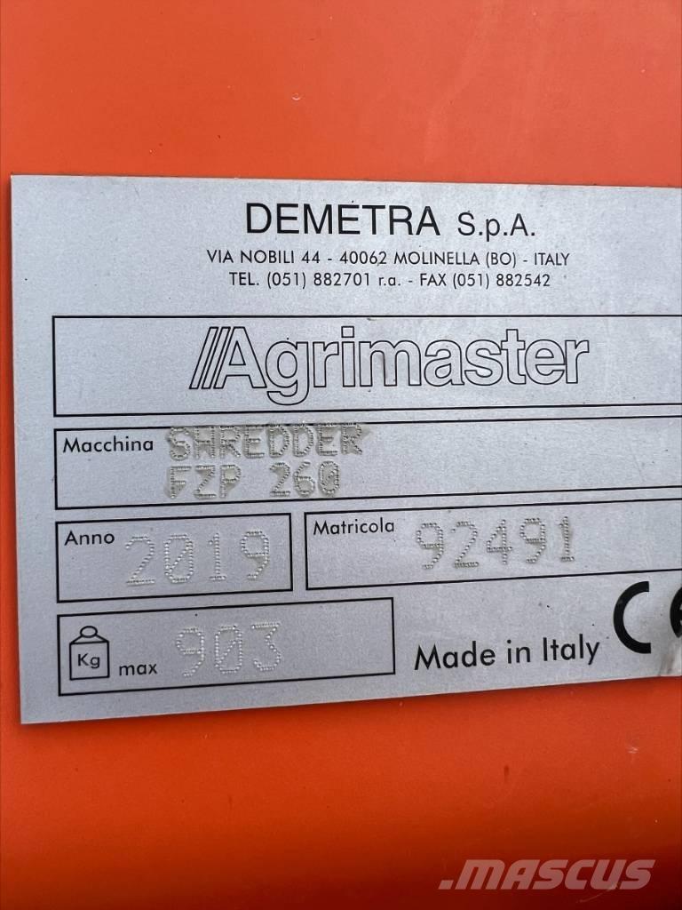 Agrimaster FZP 260 Kosiarki łąkowe i wykaszarki