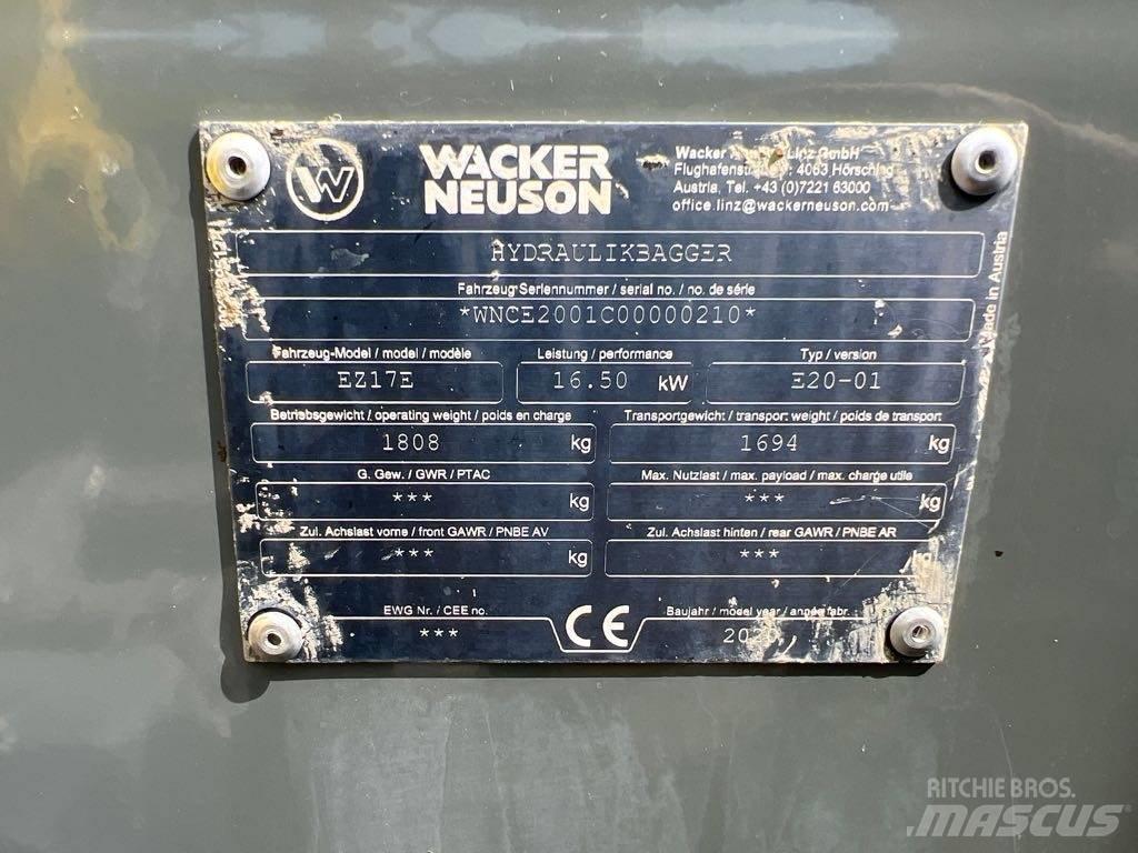 Wacker Neuson EZ17e Koparki gąsienicowe